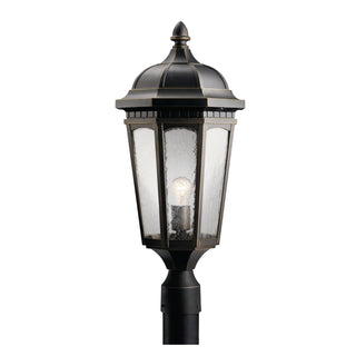Buy rubbed-bronze Courtyard Outdoor (Wet) Post Lantern by Kichler
