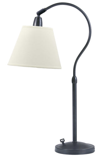 Buy oil-rubbed-bronze-with-off-white-linen-hardback-glass-and-white-shade Hyde Park Lamp by House of Troy