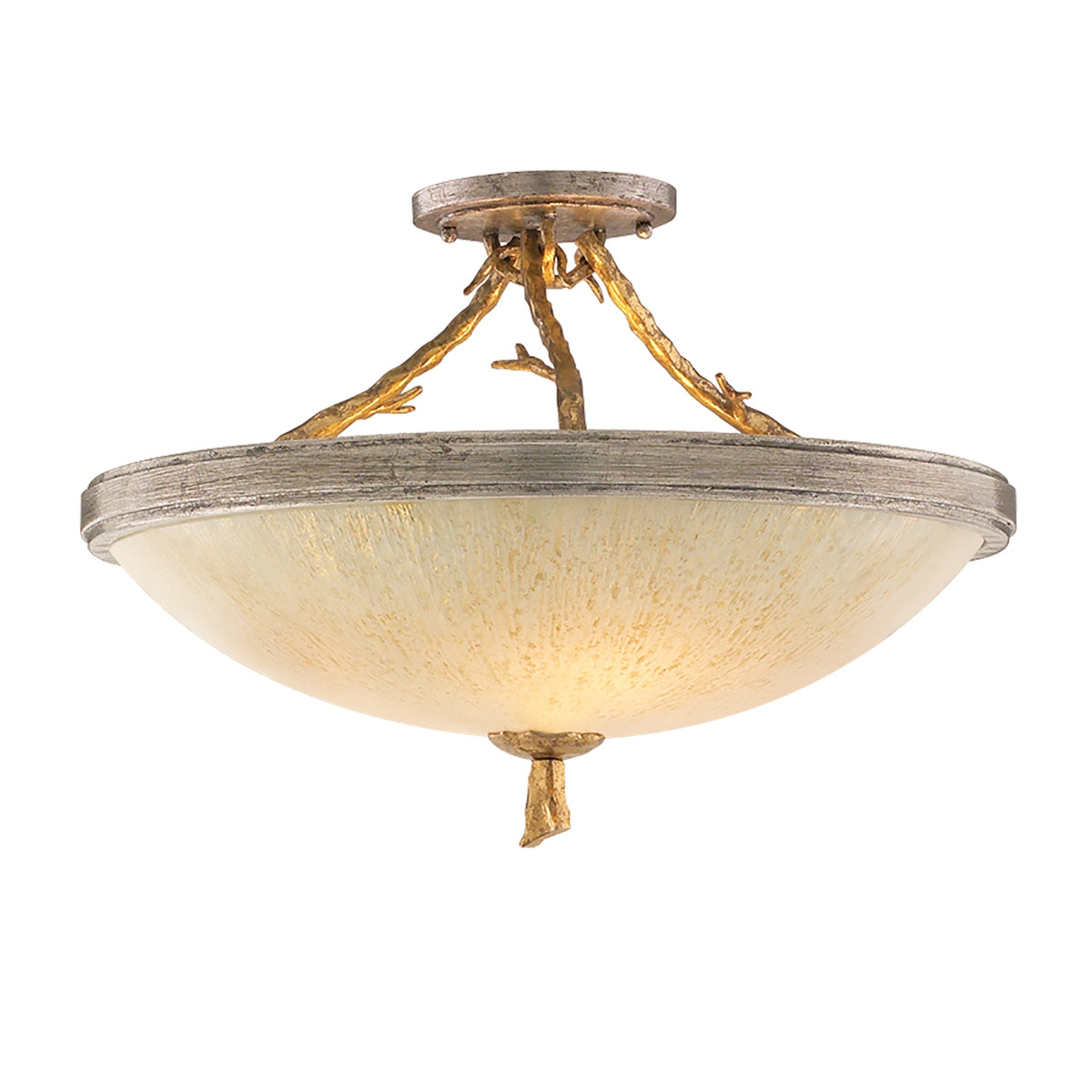 Parc Royale 3-Light Semi Flush