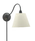 Oil Rubbed Bronze with Off-White Linen Hardback Glass and Natural/Cream Shade