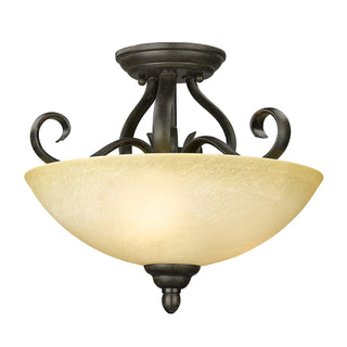Riverton Flush Mount Ceiling Light by Golden
