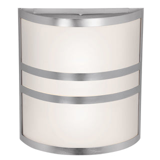 Buy brushed-steel Artemis Centro Outdoor (Damp) Sconce by Access