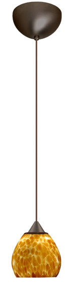 Buy bronze-with-amber-cloud-3-875-x-4-125-x-4-125-glass-and-amber-brown-shade Tay Tay Pendant by Besa