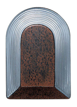 Buy rust-clear-with-bronze-9-5-x-6-75-x-4-125-glass-and-clear-textured-shade Costaluz Series Sconce by Besa