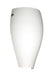 Satin Nickel with Opal Matte 11``x 7.375``x 3.625`` Glass and White Shade