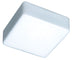 Opal Matte with Opal Matte 4.25``x 11``x 11`` Glass and White Shade