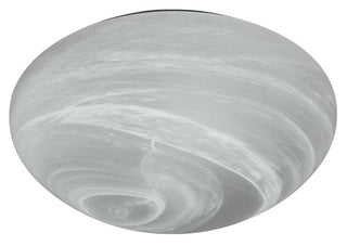 Buy marble-with-marble-5-25-x-12-x-12-glass-and-white-shade Bobbi Ceiling Mount Light by Besa