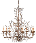 Crystal Bud Collection Chandelier by Currey and Company