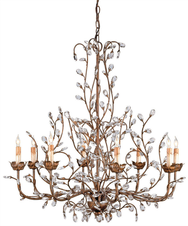 Crystal Bud Collection Chandelier by Currey and Company