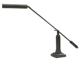 Buy mahogany-bronze-with-metal-glass-and-metal-shade Grand Piano Desk Lamp by House of Troy