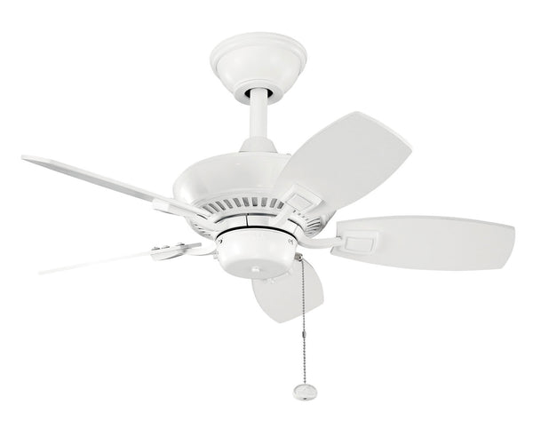 Canfield Outdoor (Damp) Ceiling Fan by Kichler