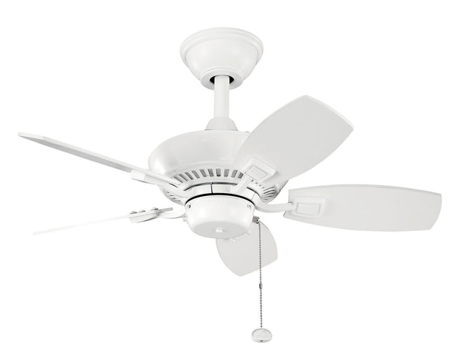 Canfield Outdoor (Damp) Ceiling Fan by Kichler