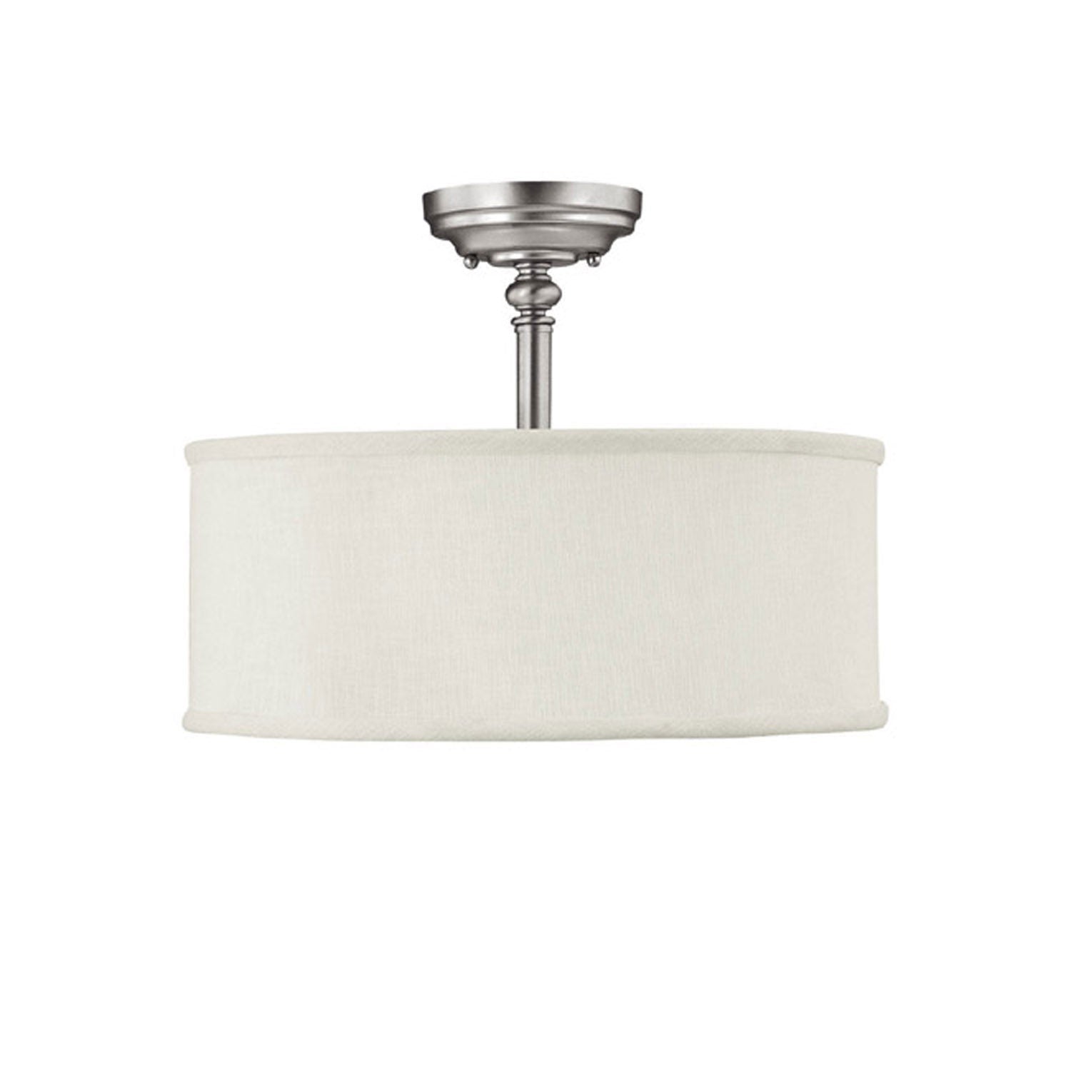 Loft Semi-Flush Mount Ceiling Light by Capital Lighting – Lights: 3 Light (15.25"W x 11.25"H) – Finish: Matte Nickel – Capital Lighting-3923MN-480