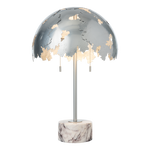Pangea Lamp by Hubbardton Forge - Sterling, Marble Black, Pangea Dome Table Lamp [Hubbardton Forge-272103-SKT-85-MB|MAIN]