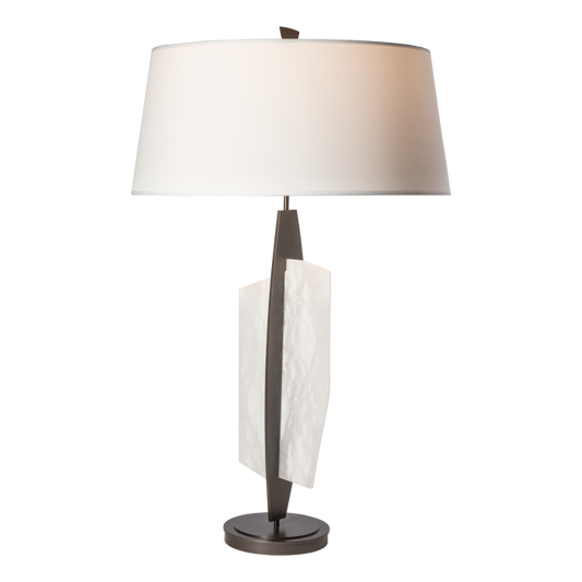 Volterra Lamp by Hubbardton Forge - Bronze with Natural Anna Shade (SF) Glass [Hubbardton Forge-272122-SKT-05-AR-SF2210|MAIN]