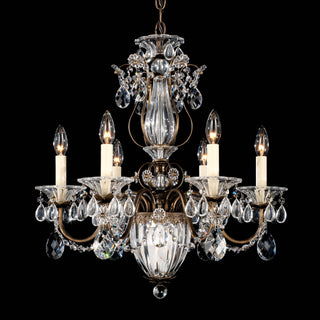 Buy etruscan-gold-with-handcut-heritage-crystal-glass-and-clear-shade Bagatelle Chandelier by Schonbek