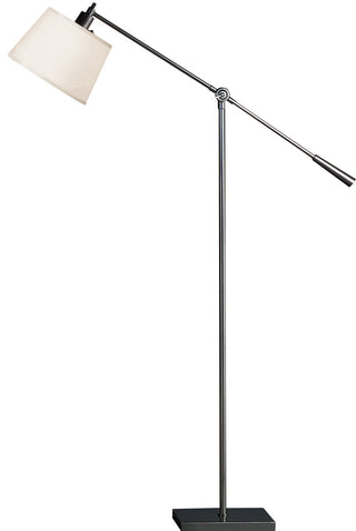 Buy gunmetal-powder-coat-over-steel Real Simple Floor Lamp by Robert Abbey