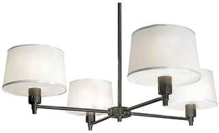 Buy gunmetal-powder-coat-over-steel Real Simple Chandelier by Robert Abbey