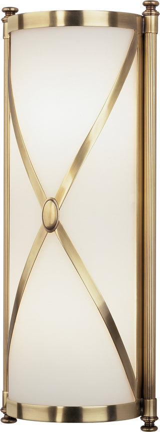 Buy antique-brass Chase Sconce by Robert Abbey