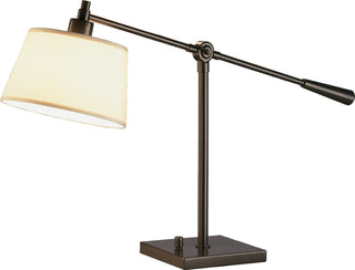 Buy deep-bronze-powder-coat Real Simple Table Lamp by Robert Abbey
