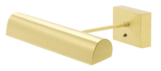 Buy satin-brass-with-metal-glass-and-metal-shade Classic Traditional Picture Light by House of Troy