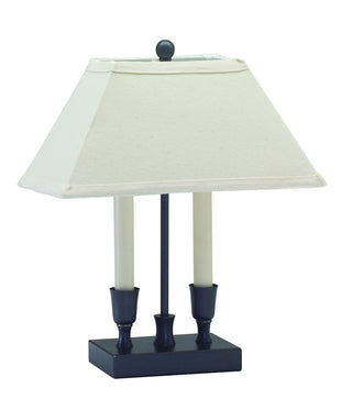Buy oil-rubbed-bronze-with-off-white-linen-hardback-glass-and-natural-cream-shade Coach Table Lamp by House of Troy
