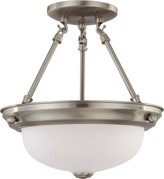 Ballerina Brushed Nickel Flush Mount Ceiling Light by Nuvo Lighting