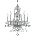 Traditional Crystal Outdoor (Damp) Mini Chandelier by Crystorama
