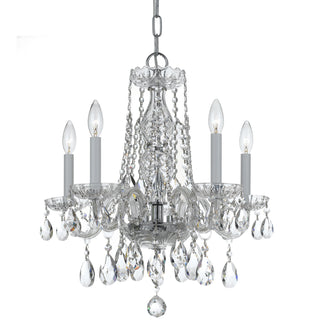 Traditional Crystal Outdoor (Damp) Mini Chandelier by Crystorama