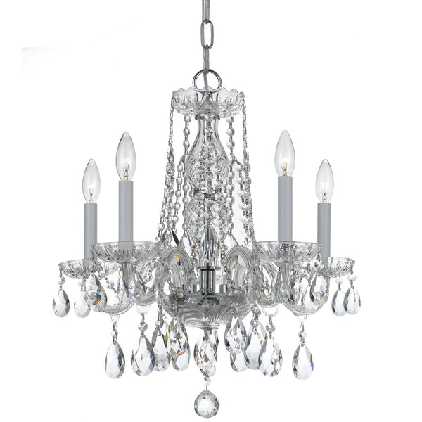 Traditional Crystal Outdoor (Damp) Mini Chandelier by Crystorama