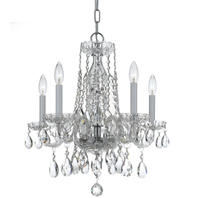 Traditional Crystal Outdoor (Damp) Mini Chandelier by Crystorama
