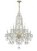 Traditional Crystal Outdoor (Damp) Chandelier by Crystorama