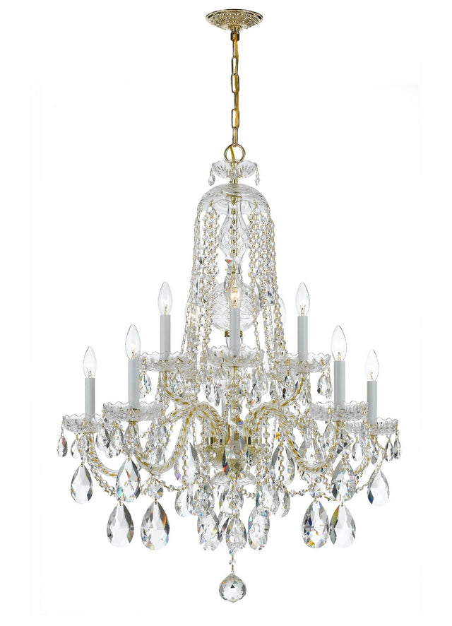 Traditional Crystal Outdoor (Damp) Chandelier by Crystorama