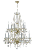 Traditional Crystal Outdoor (Damp) Chandelier by Crystorama