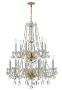 Traditional Crystal Outdoor (Damp) Chandelier by Crystorama