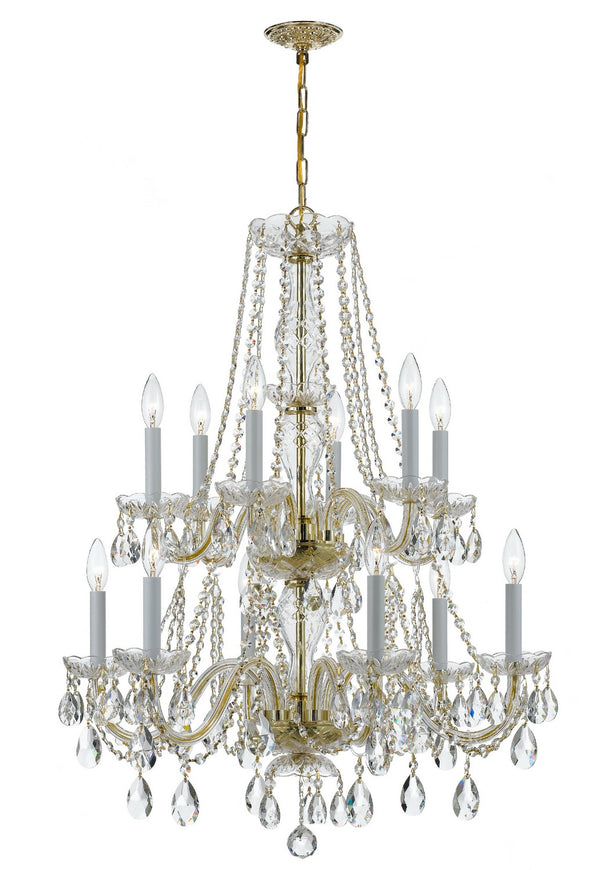Traditional Crystal Outdoor (Damp) Chandelier by Crystorama