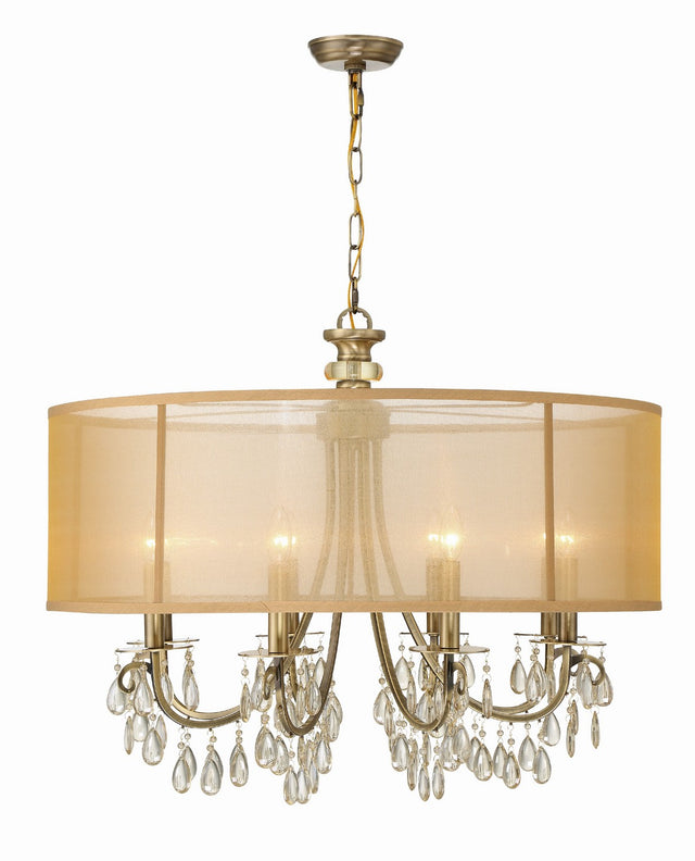 Hampton Outdoor (Damp) Chandelier by Crystorama