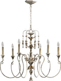 Salento Outdoor (Damp) Chandelier by Quorum