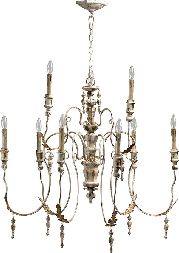 Salento Outdoor (Damp) Chandelier by Quorum