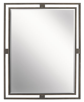 Buy olde-bronze-with-mirror-glass Hendrik Mirror by Kichler