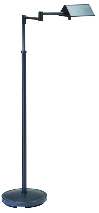 Buy oil-rubbed-bronze-with-metal-glass-and-metal-shade Pinnacle Floor Lamp by House of Troy