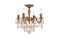 Rosalia Flush Mount Ceiling Light by Elegant Lighting