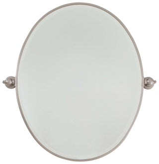Buy brushed-nickel-with-excavation-glass-glass Pivoting Mirrors Mirror by Minka-Lavery