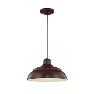 Buy architect-bronze-and-metal-shade R Series Outdoor (Damp) Pendant by Millennium