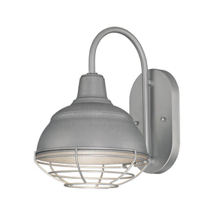 Buy galvanized-and-silver-gray-shade R Series Outdoor (Wet) Wall Lanterns by Millennium