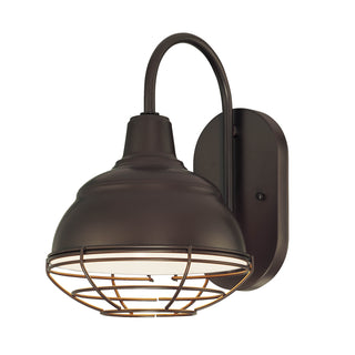 Buy architect-bronze-and-amber-brown-shade R Series Outdoor (Wet) Wall Lanterns by Millennium