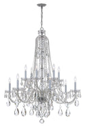 Traditional Crystal Outdoor (Damp) Chandelier by Crystorama
