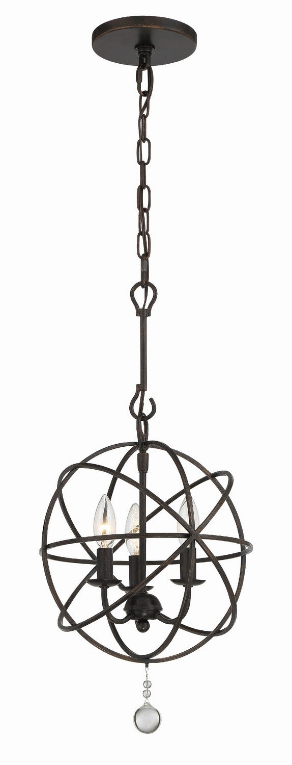 Solaris Outdoor (Damp) Mini Chandelier by Crystorama