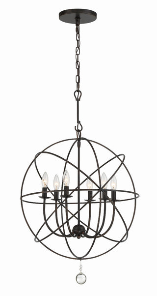 Buy english-bronze Solaris Outdoor (Damp) Chandelier by Crystorama