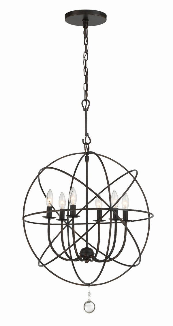 Solaris Outdoor (Damp) Chandelier by Crystorama